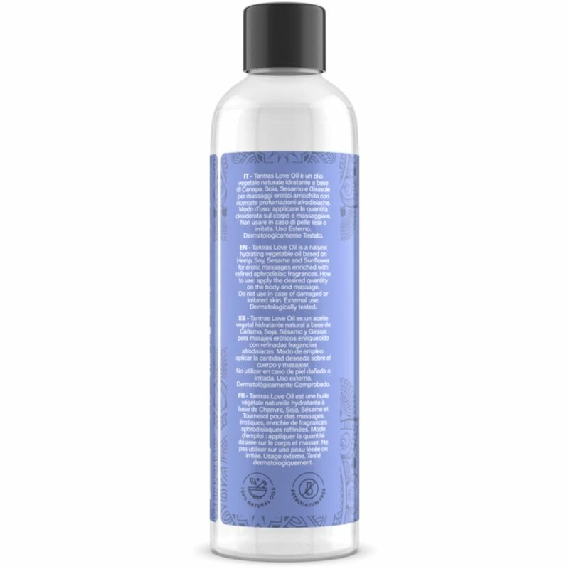 Intimateline Tantras Love Oil Hot Kiss Scented Massage Oil 150ml. Product details include formula