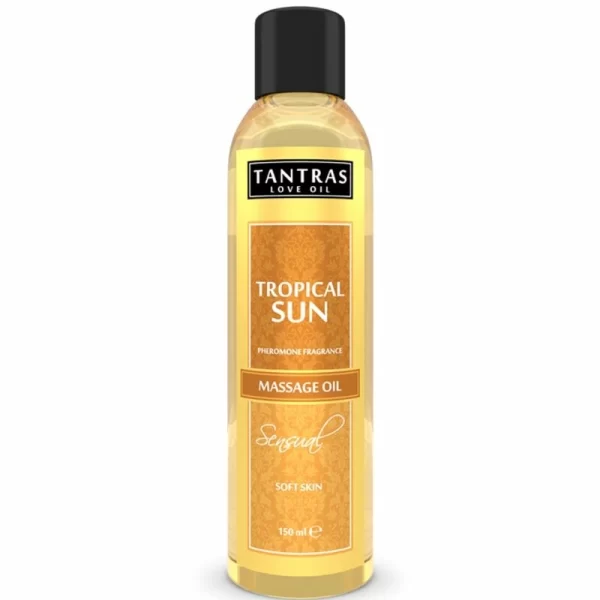 Intimateline Tantras Tropical Sun Massage Oil 150ml - Pheromone Scent