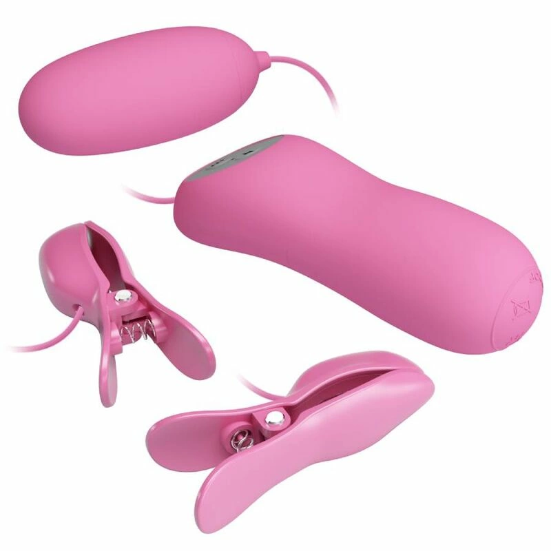 Pretty Love Tweezer Vibrating Adjustable Pink Stimulation