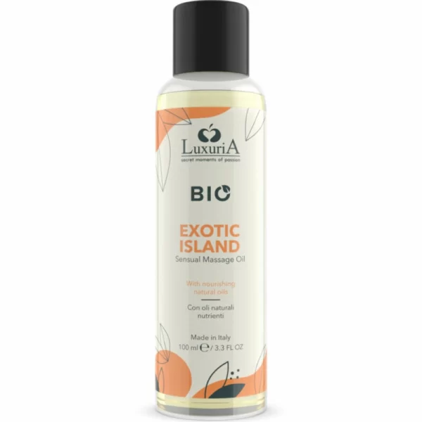 Intimateline Luxuria Bio Exotic Island Massage Oil 100ml - Natural Formula