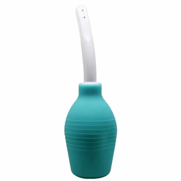 MR PLAY Gruszka do higieny analnej silikonowa niebieska 220 ml