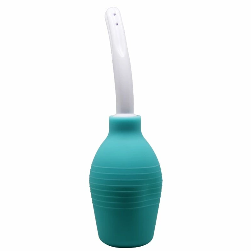 MR PLAY Gruszka do higieny analnej silikonowa niebieska 220 ml