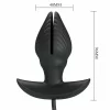 Butt plug Pretty Love Inflatable Rechargeable Intimate Plug Black Silicone USB. Butt plug. See functions
