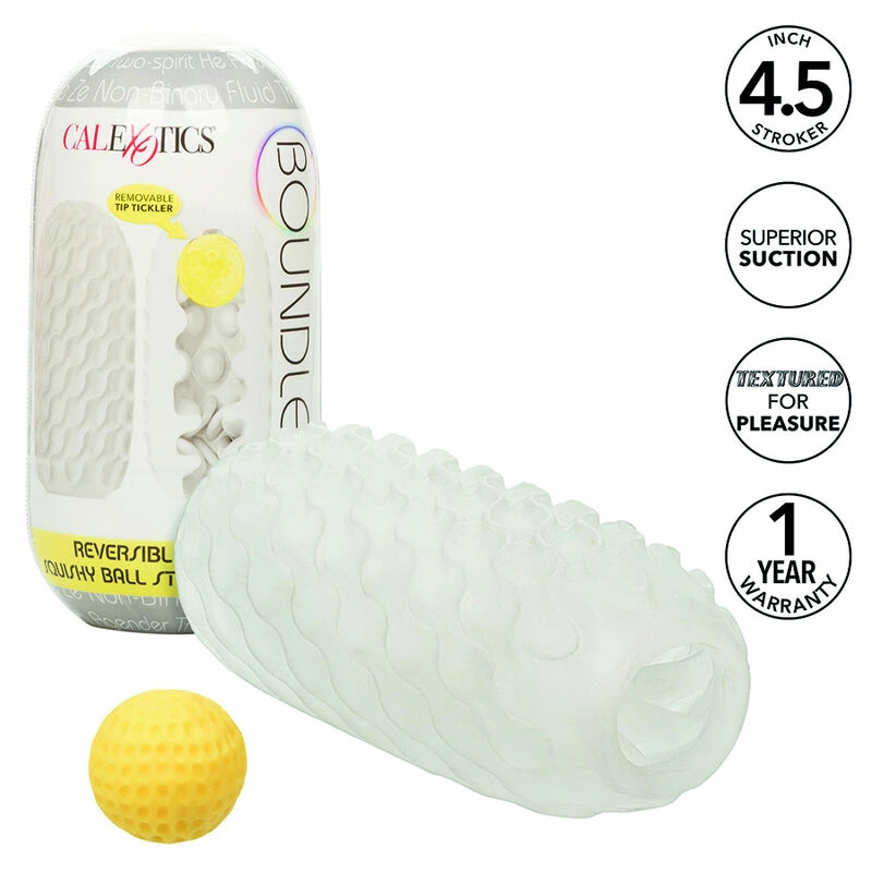 CalExotics Boundless Dual-Texture Intimate Machine Grey 11.5cm combines flexible elastomer and an ergonomic design for comfortable
