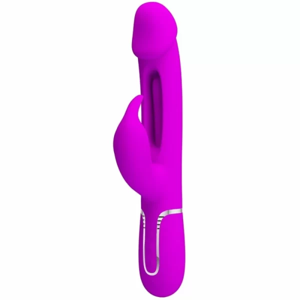 Pretty Love Dejon Rabbit 3w1 Wielofunkcyjny Model Fuksja USB - vibraattori