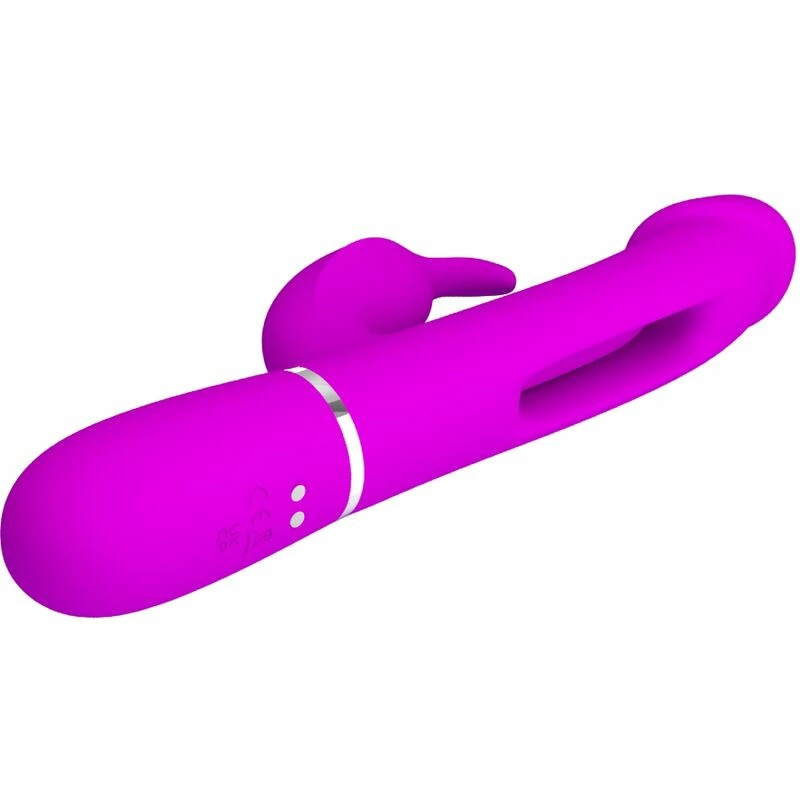 Pretty Love Dejon Rabbit 3w1 Wielofunkcyjny Model Fuksja USB - vibraattori - Anelma Pretty Love Kampas Fuchsia 3-in-1 Multifunctional Intimate