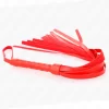 KINK Czerwony bat prosty 45 cm - model skorzany