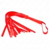 KINK Czerwony bat prosty 45 cm - model skorzany