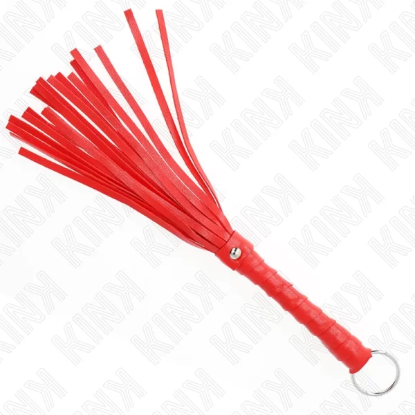 KINK Mini Bat Red 28 cm - kompaktowy bat skorzany