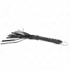 KINK Czarny Mini Bicz 28 cm - Skorzany