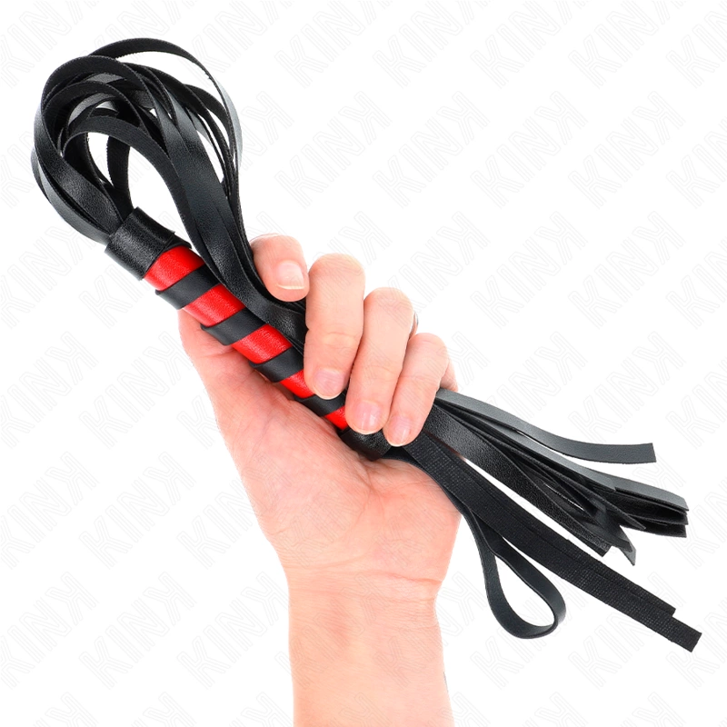 KINK Short Handle Whip 45cm - Classic Black
