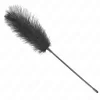 KINK Strusie Pioro do Åaskotania 19 cm - Delikatny Akcent w Czerni