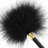 KINK Czarna-ZÅ‚ota Elegancka Åaskotka Metalowa z Pior 18 cm