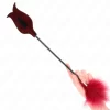 KINK Tickle Feathers Rose-Shaped Paddle 8 cm - Anelma KINK Tickle Feathers Rose-Shaped Paddle 8 cm