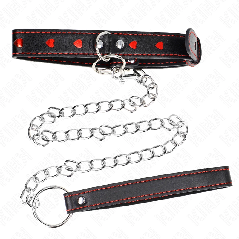 KINK Heart Detail Collar & Leash Set 65 cm