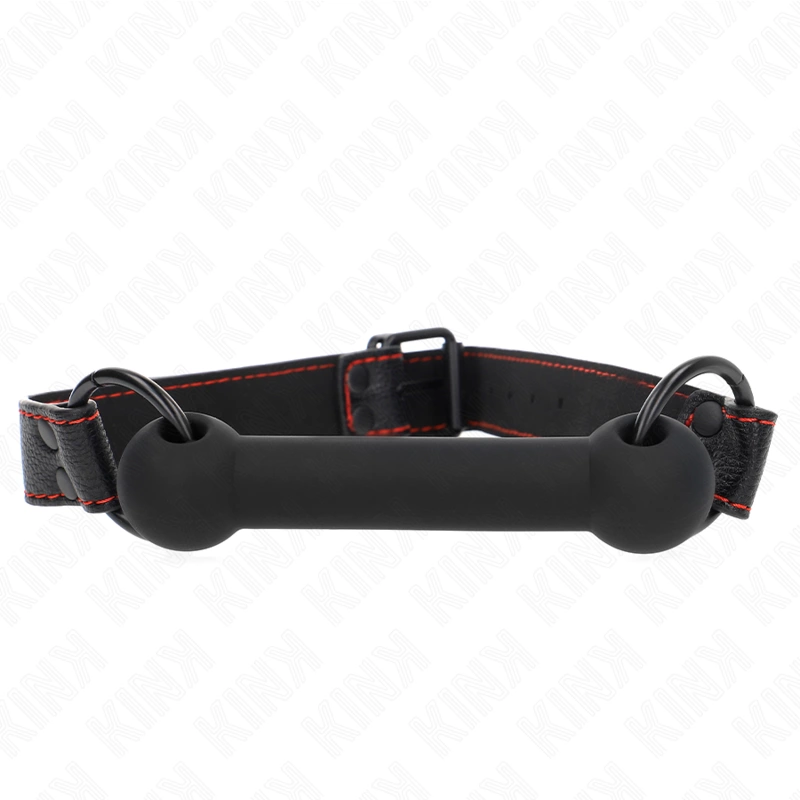 KINK Pasek Skorzany Regulowany 41-57 cm - Czarny Akcesorium Kontrolne