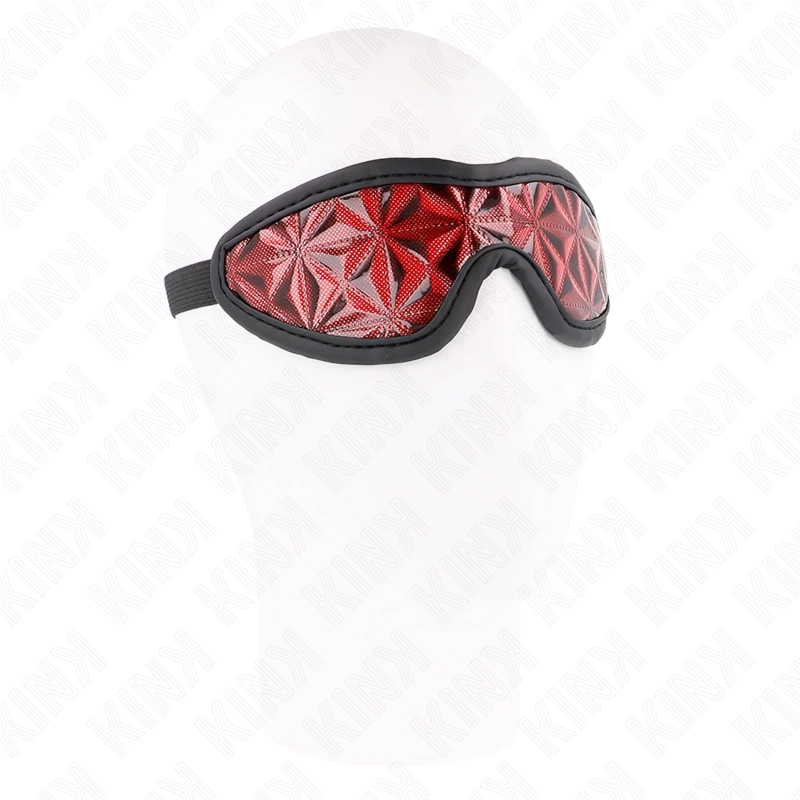 KINK Red Diamond Pattern Eye Mask Adjustable Headband
