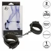 CalExotics Nocturnal Adjustable Leather Ankle Cuffs Black