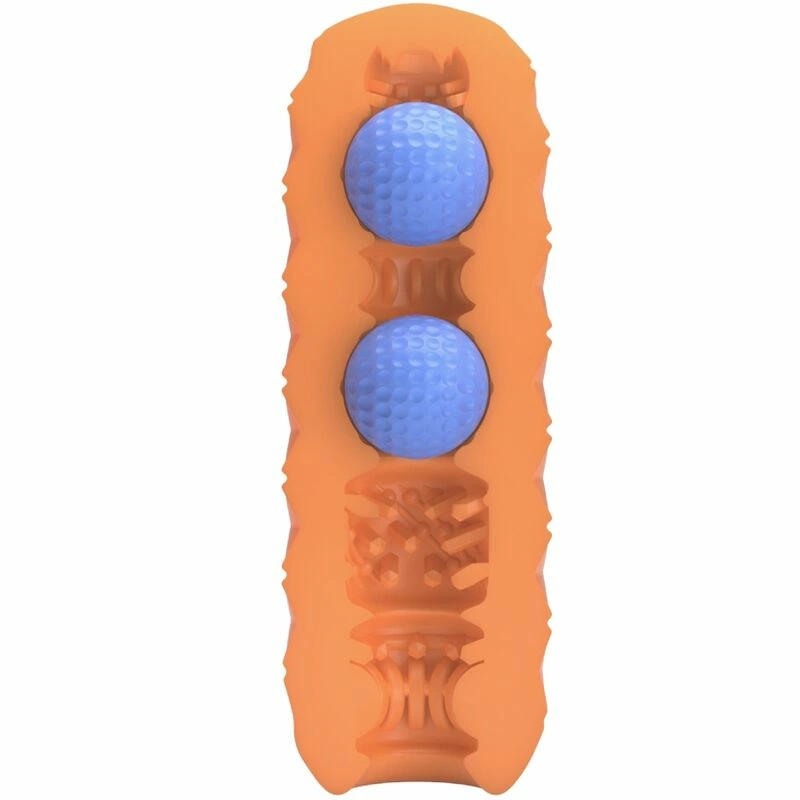 Pretty Love Twin Balls BM-009230NQ Intimate Device Orange - Anelma easy-care design.