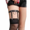 Subblime 953744 Skorzana PodwiÄ…zka Punk Czarna Regulowana One Size