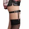 Subblime 953744 Skorzana PodwiÄ…zka Punk Czarna Regulowana One Size