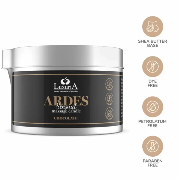 Intimateline Luxuria Å›wieca do masaÅ¼u czekoladowa masÅ‚o shea 80g