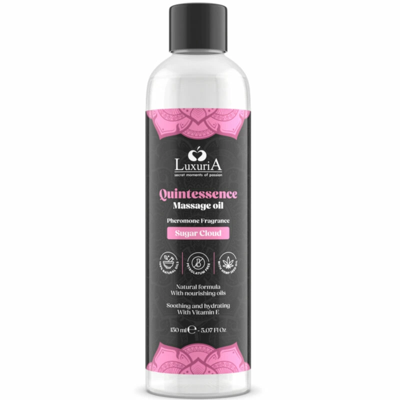 Intimateline Luxuria Massage Oil Sugar Cloud 150ml - Nourishing Vegan Formula