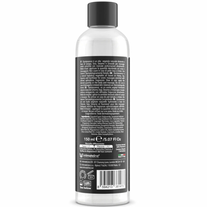 Intimateline Luxuria Massage Oil Vanilla Exotic 150ml