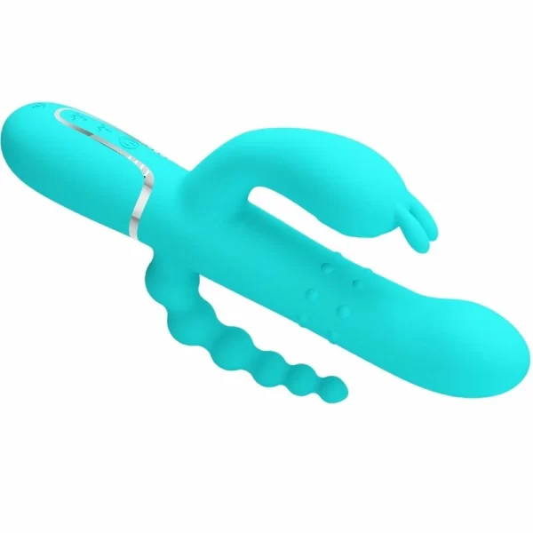 Pretty Love Cammy 4-in-1 Silicone Intimate Device Blue Multi - Anelma Pretty Love Cammy 4-in-1 Silicone Intimate Device Blue Multi