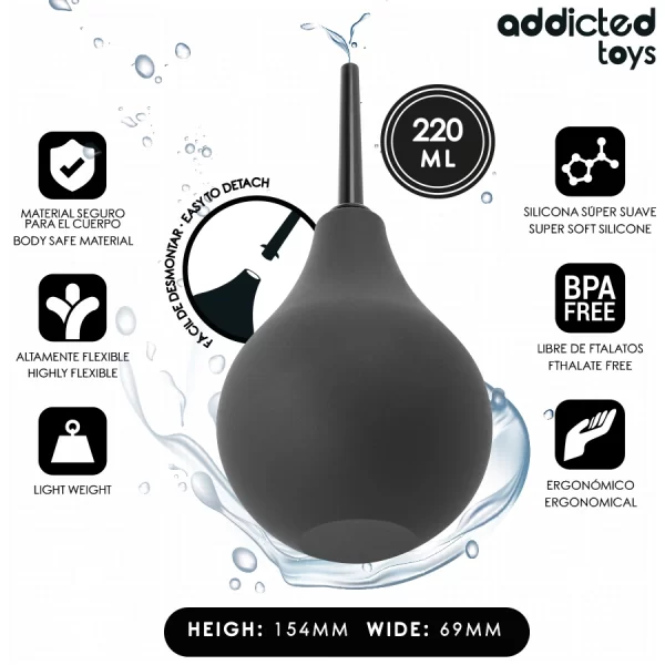 Addicted Toys Travel Cleaner L 220 ml - DuÅ¼a gruszka higieniczna podroÅ¼na