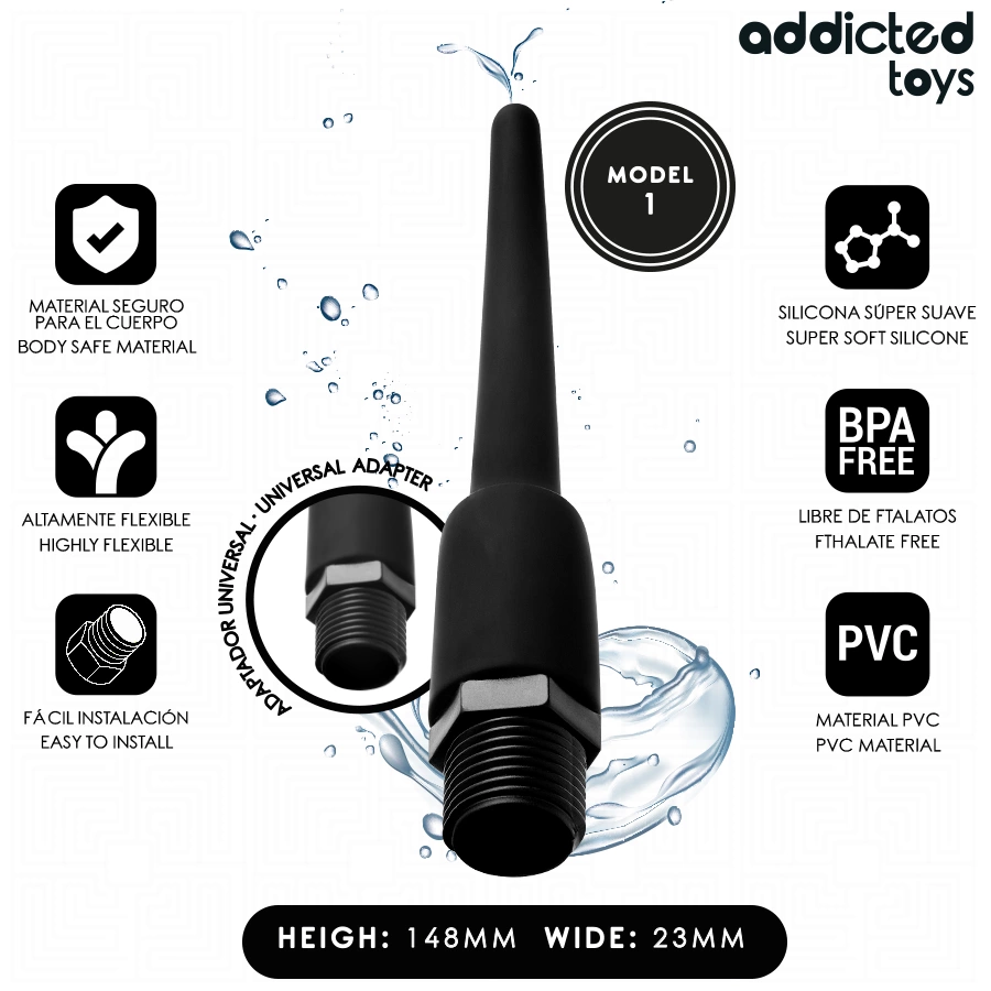 Addicted Toys Model 1 - Intymny zestaw do higieny z adapterem uniwersalnym