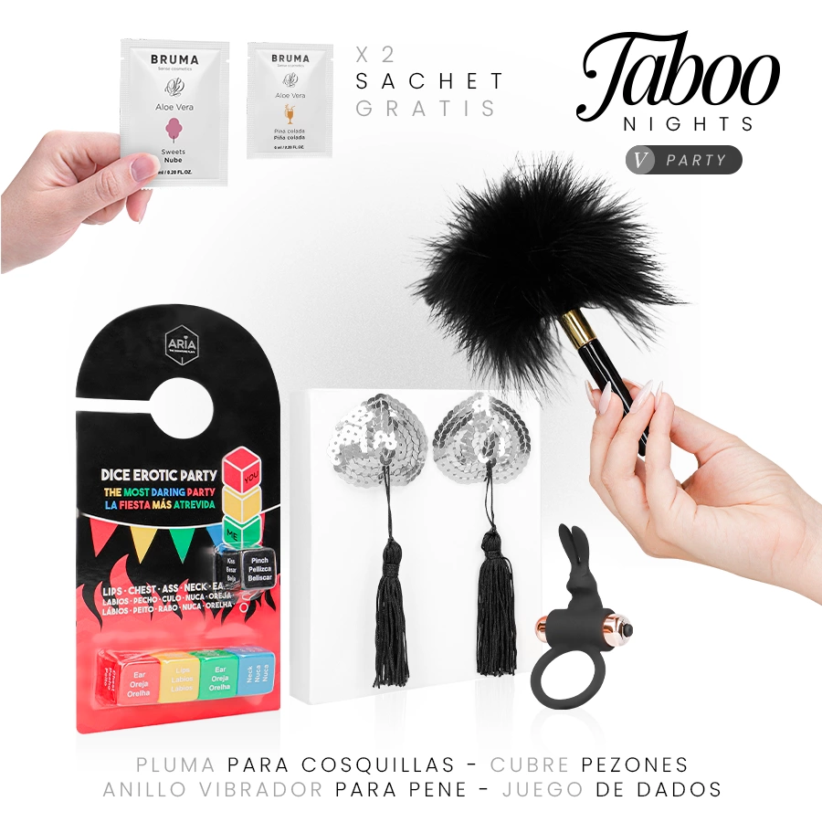 Taboo Nights 5: Party Set - Sensory Game Kit for Couples
