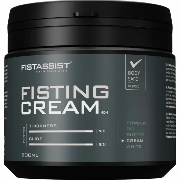 Cobeco Fist Assist Intimate Lubricant Cream 500ml - Silky Glide Formula