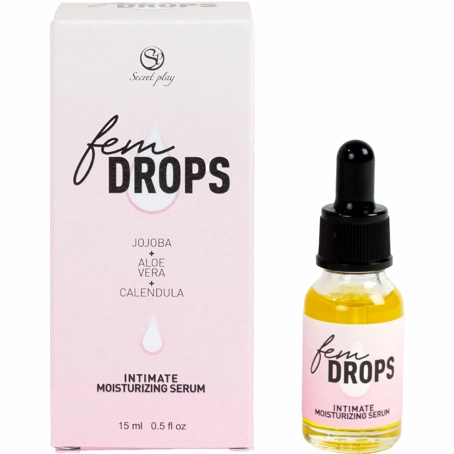 Secret Play Fem Drops Intimate Moisturizing Serum 15ml - Tea Flower Scent