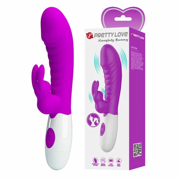 Pretty Love Naughty Fioletowy Wibrator Kroliczek 30 Trybow - vibraattori