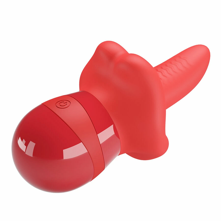 Pretty Love Obelia - stymulator intymny z ruchem orbitalnym i wibracjami USB - Anelma Pretty Love Obelia Dual-Action Tongue Vibrator