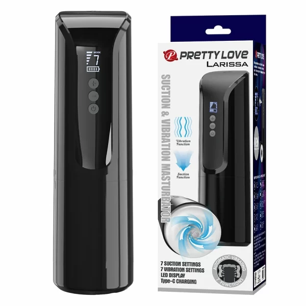 Pretty Love Larissa Vibrating Suction Device with LED