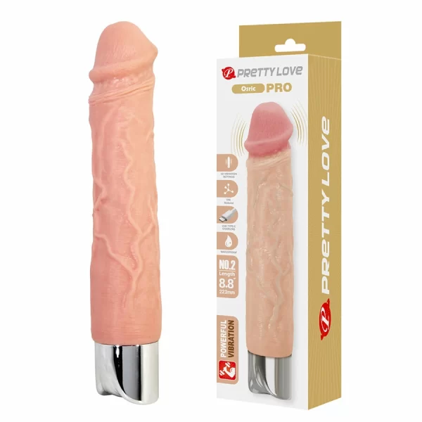 Pretty Love Osric Pro silikonowy wibrator z 10 trybami - realistinen malli