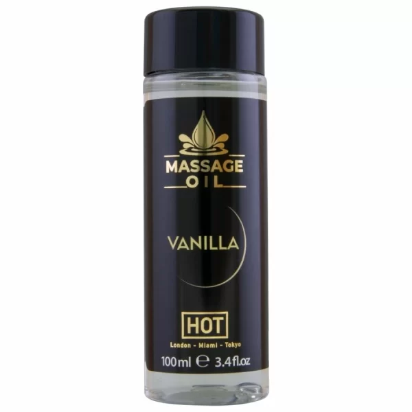 HOT Massage Oil Vanilla 100ml - Nourishing Vitamin E Formula