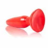 Baile Anal Plug Small Red 15cm with Suction Cup Flexible