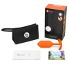 b-Vibe Snug Plug 3 Orange Weighted Silicone Anal Trainer 180g 3.6x12.7cm. Butt plug. See functions