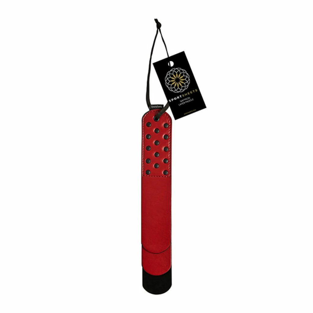 Sportsheets Saffron Layer Paddle - trojwarstwowa packa z ekoskory