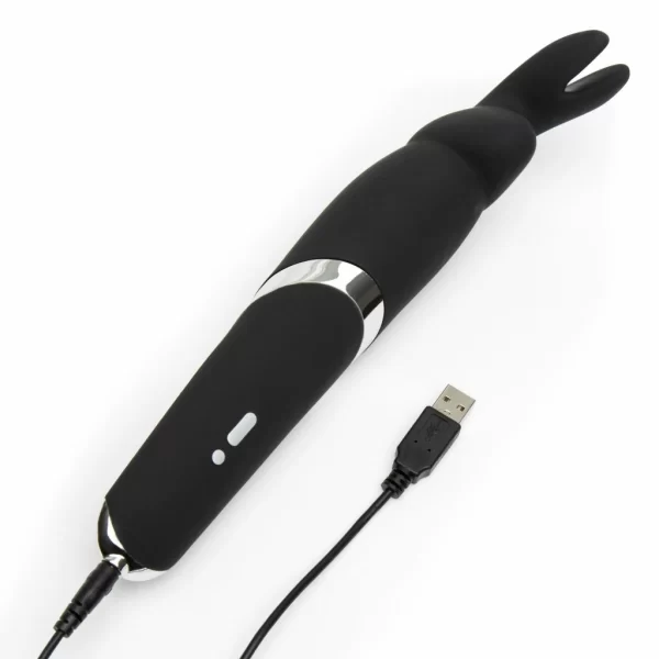 Happy Rabbit Wand Black - Silicone Massager