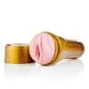 25.5cm - Anelma Fleshlight STU Pink Lady features a textured SuperSkin sleeve and adjustable suction in a discreet case designed for personal endurance training.