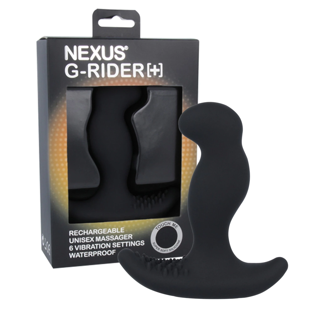 Nexus G-Rider+ Black masaÅ¼er prostaty z 6 trybami wibracji USB