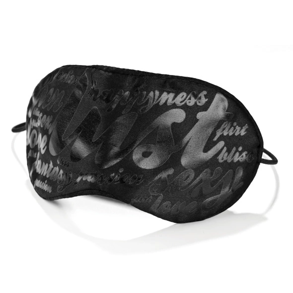 Bijoux Indiscrets Blind Passion Mask satynowa opaska na oczy czarna