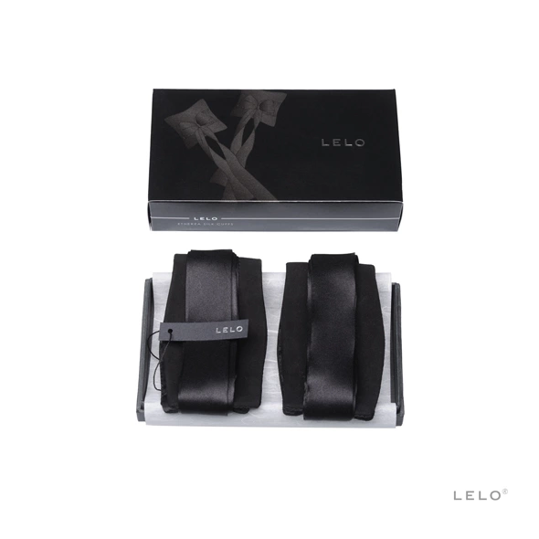LELO Etherea Silk Cuffs Black