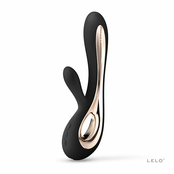 Lelo Soraya 2 Black Dual-Action Intimate Massager - Anelma LELO Soraya 2 Black - vibraattori