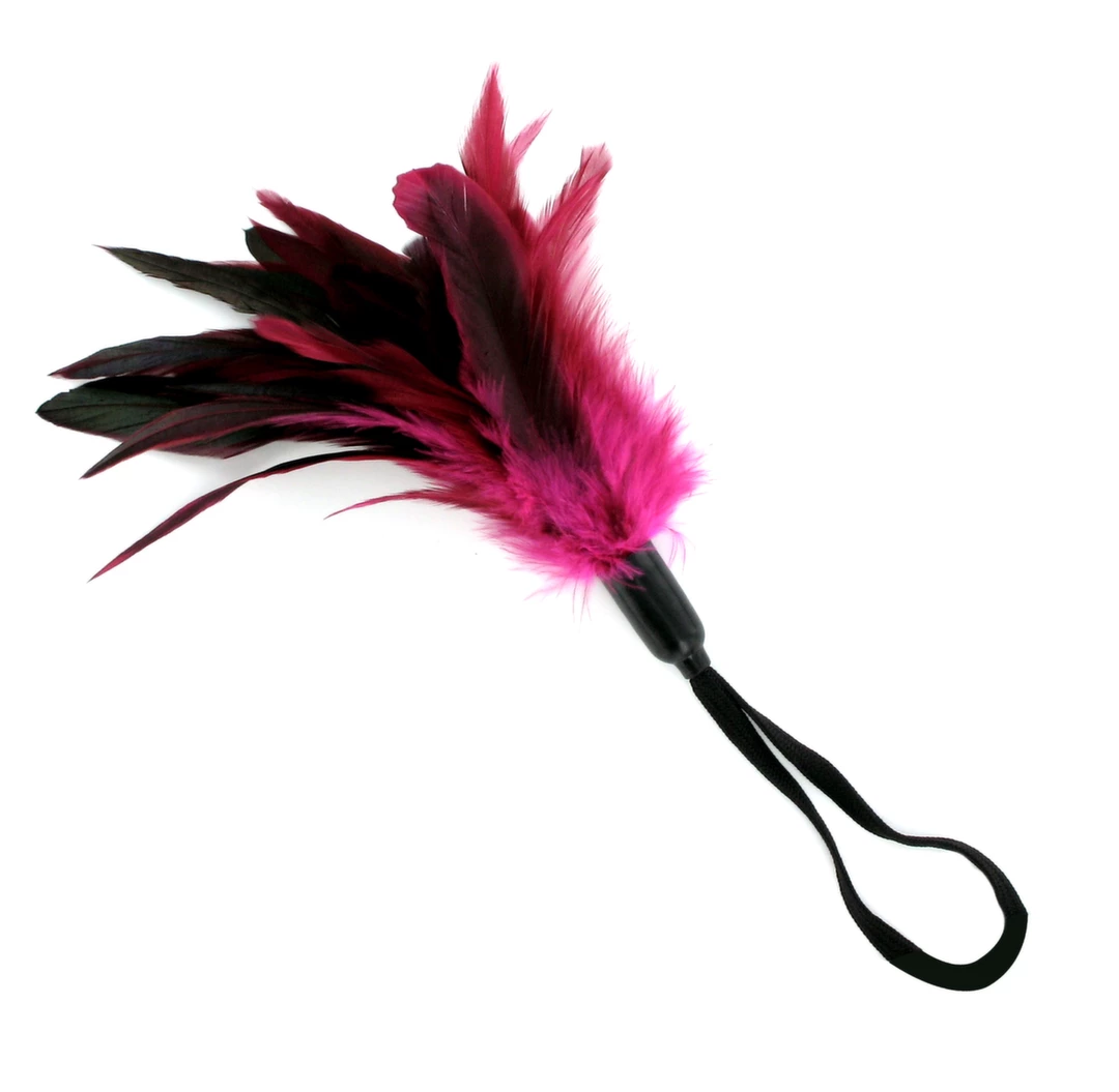 Sportsheets Pleasure Feather Rose - piorko ozdobne z pÄ™telkÄ… roÅ¼owe