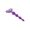 Plaisirs Secrets Anal Chain Purple silikonowy Å‚aÅ„cuszek kulkowy fioletowy 26 cm